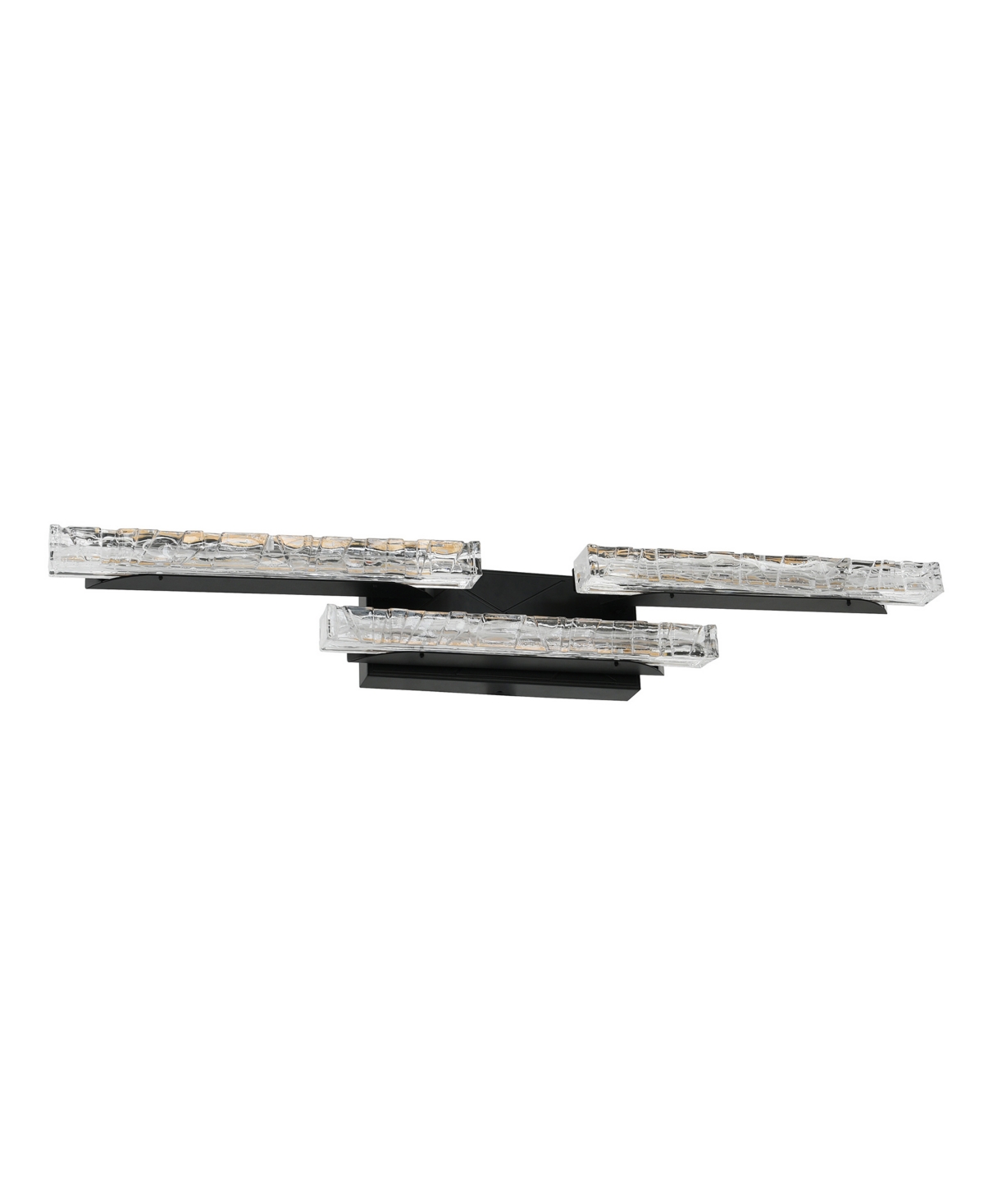Cwi Lighting 5" Metal Valira Integrated Led Vanity Light In Black