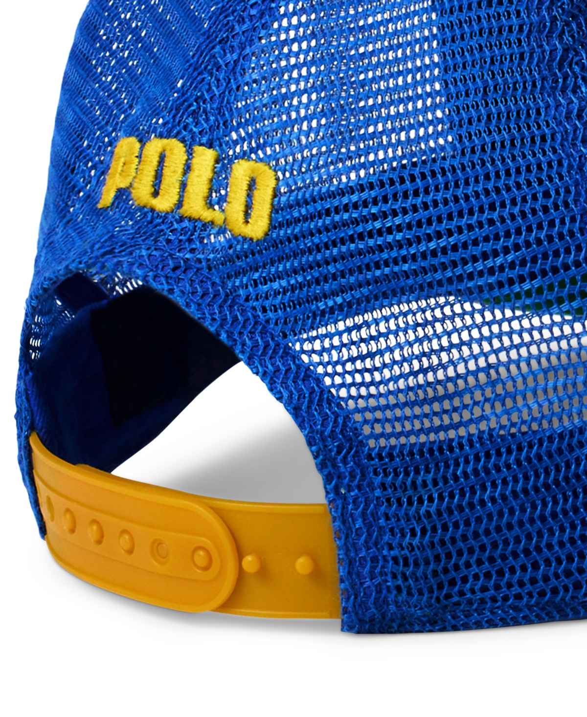 Polo Ralph Lauren Men's Racing-patch Twill Trucker Cap In Blue
