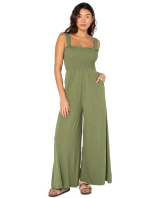 Just Passing By Smocked Jumpsuit