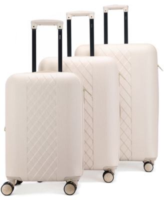 Diamond 3-Piece Expandable Spinner Luggage Set