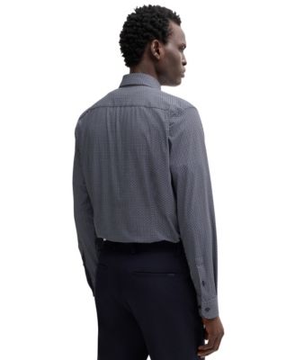 Men's Slim-Fit Performance Dress Shirt