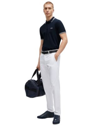 Men's Branded Slim-Fit Polo Shirt