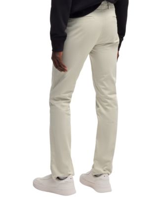 Men's Stretch-Cotton Satin Slim-Fit Chinos