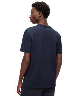 Men's Cotton-Blend Bubble-Jacquard T-Shirt