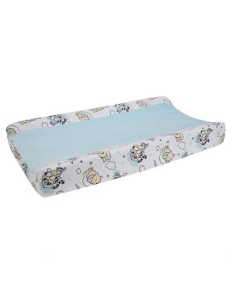 Disney Baby Winnie the Pooh Hugs Soft Blue Minky Changing Pad Cover
