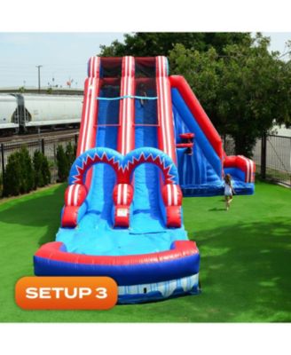Flash Dual Lane Slide (5 in 1) with POP Out Fun Slip N Slide
