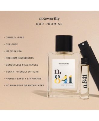 n,841 Eau De Parfum | Poet's Dream | Lemon Bergamot Cardamom Fragrance