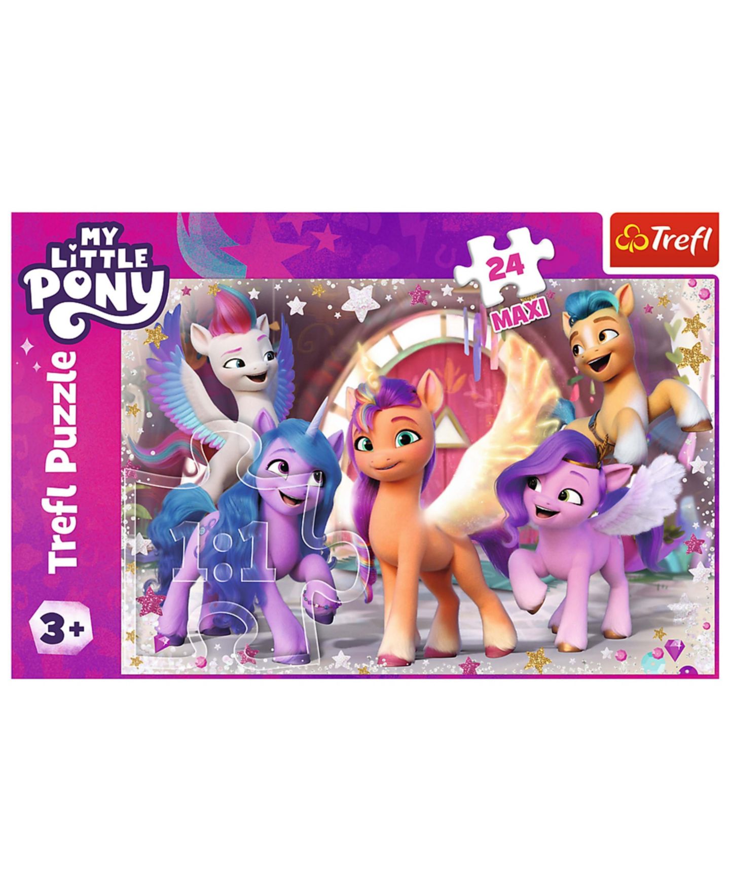 Детский пазл Trefl My Little Pony A Happy Day of Ponies 24-Piece Jigsaw Puzzle, Ages 3+, цвет: Разноцветный — фото 3