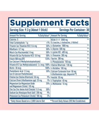 Native Hydrate Stick Packs, Sugar Free Electrolytes Powder with BCAAs, Mixed Berry Hydration, Keto & Paleo Friendly, 30 Servings