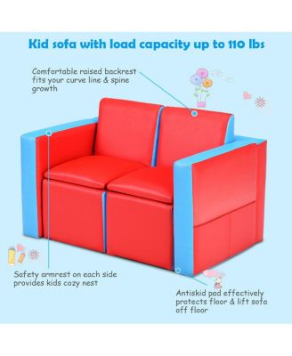 Multi-functional Kids Sofa Table Chair Set
