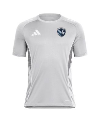adidas Men's&nbsp;Silver Sporting Kansas City 2025 Training Jersey