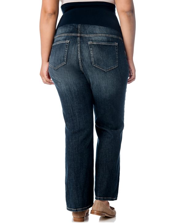 Motherhood Maternity Plus Size Bootcut Dark Wash Jeans & Reviews