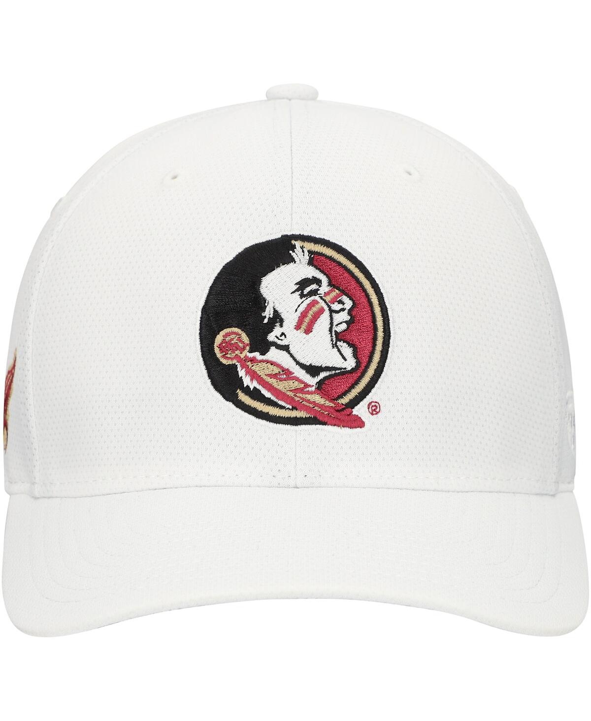 Top Of The World Men's White Florida State Seminoles Reflex Performance Flex Hat In White