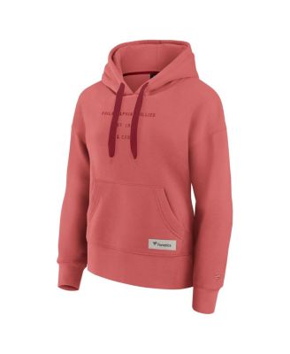 Women's Red Philadelphia Phillies Elements Future Ground Subtle Tonal Pullover Hoodie