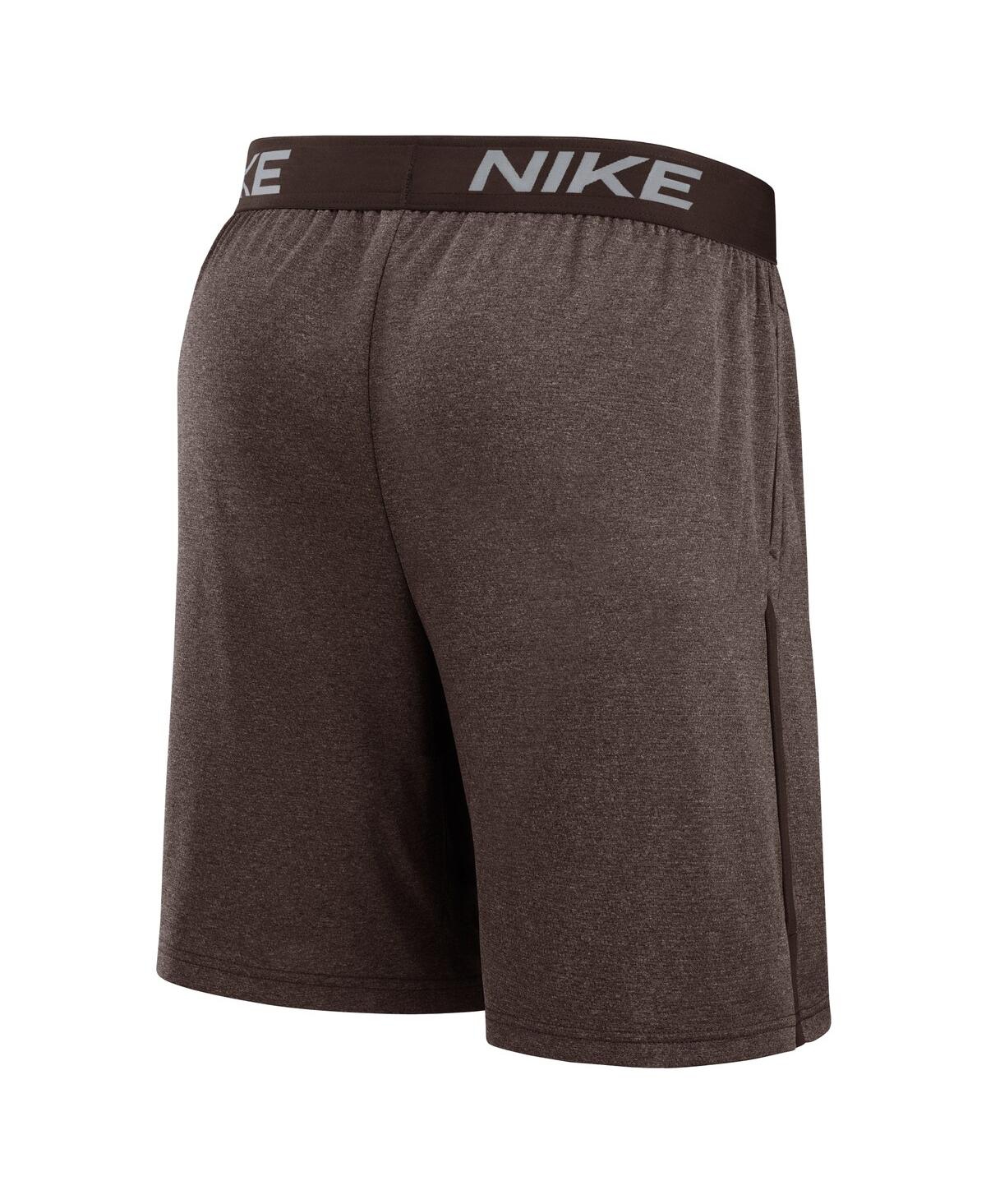 Nike Men's Brown San Diego Padres Authentic Collection Performance Knit Shorts In Brown