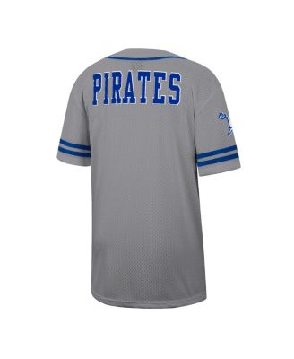 Men's Gray Hampton Pirates Free Spirited Baseball Jersey