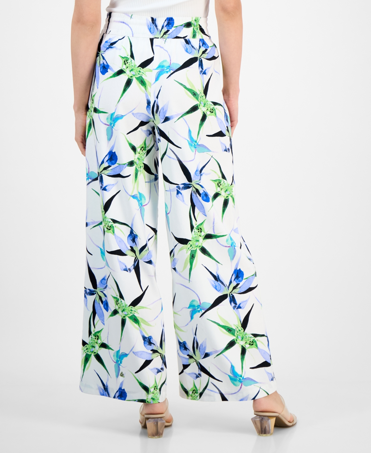 Inc International Concepts Petite High-rise Wide-leg Pants, Exclusively At Macy's