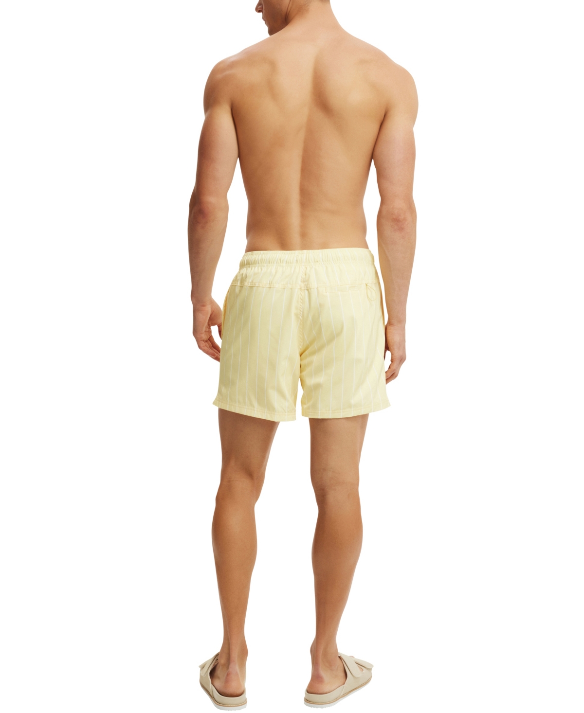 Cotton On Stretch Swim Short In Yellow Limoncello
