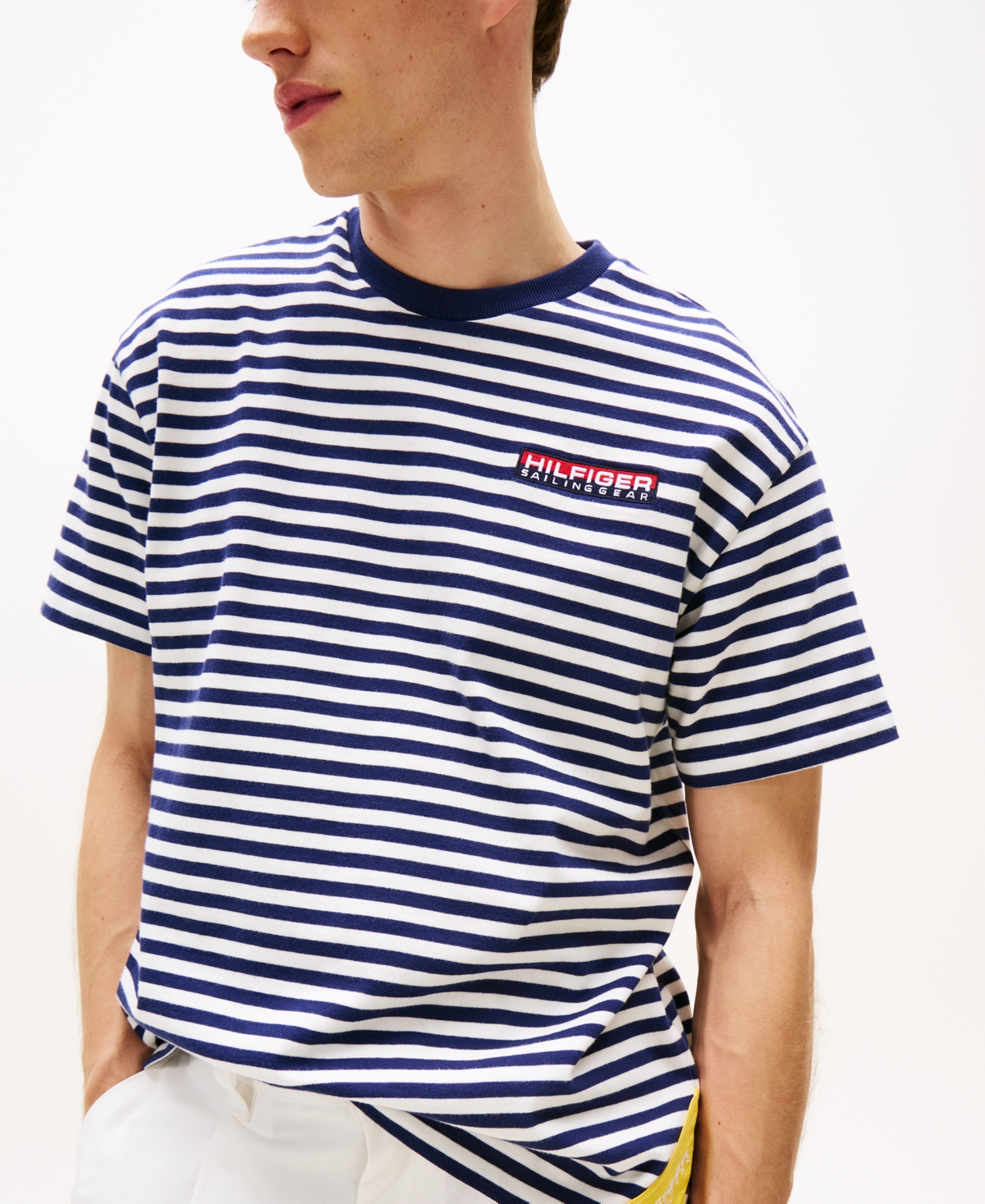 Tommy Hilfiger Hilfiger Sailing Breton Stripe T In Blue