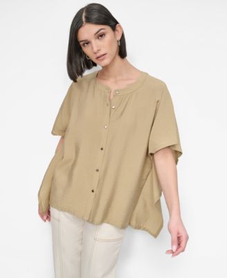 DKNY - Women's Flowy Voile Top