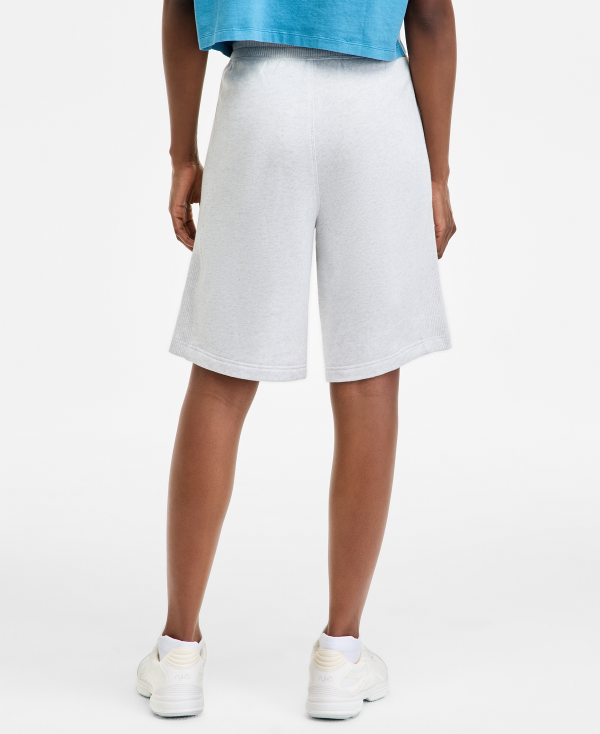 Id Ideology Women's Cotton-blend Pull-on Bermuda Shorts, Exclusively At Macy's
