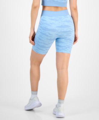 Women's Printed Seamless Bike Shorts, Exclusively at Macy's