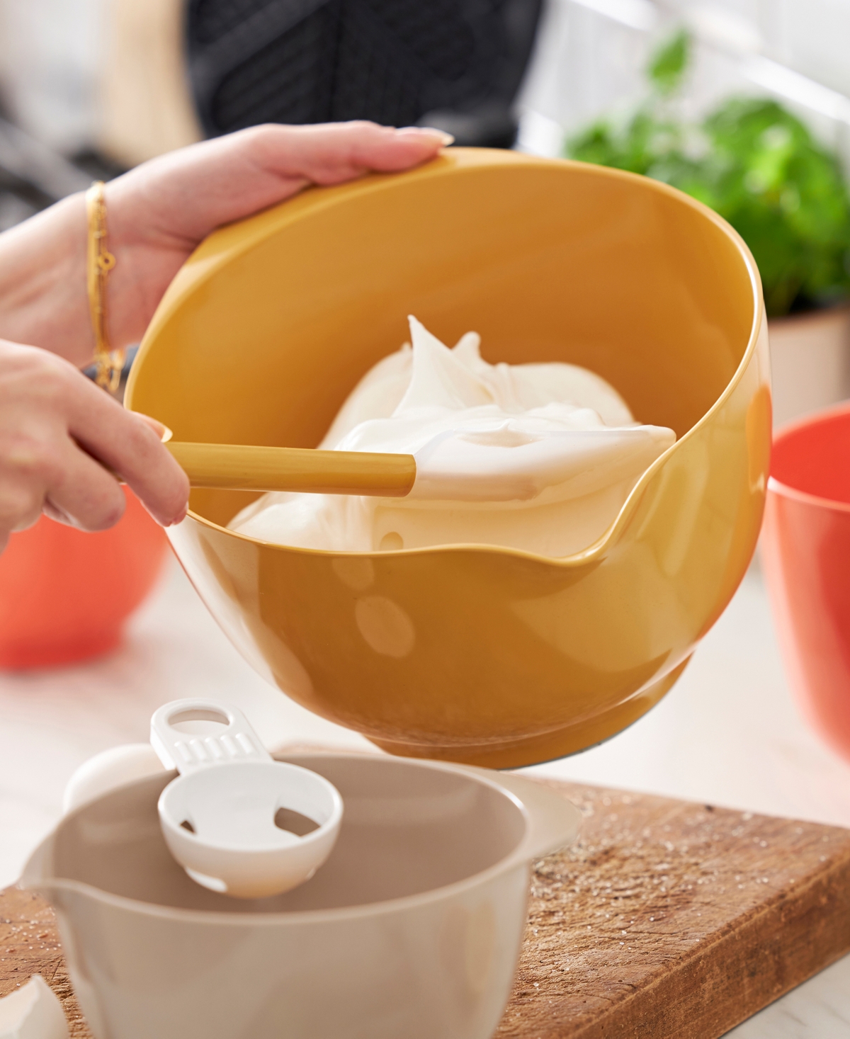 Rosti Margrethe 2-piece Mixing Jug And Bowl Set In Curry