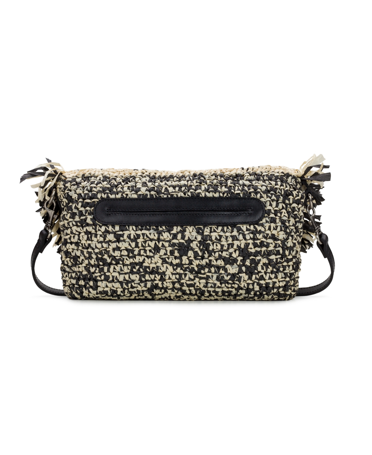 Patricia Nash Loulia Medium Straw Clutch Crossbody Bag
