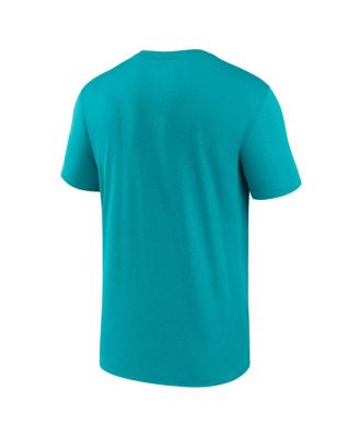 Men's Aqua Miami Dolphins Big Tall Blitz Legend Icon T-Shirt