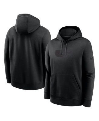 Nike - Men's Black Baltimore Ravens Edge French Terry Club Pullover Hoodie