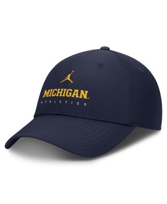 Jordan - Men's Navy Michigan Wolverines Club Performance Adjustable Hat