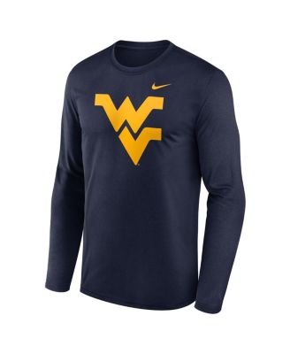Men's Navy West Virginia Mountaineers Primetime Primary Legend Long Sleeve T-Shirt