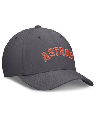 Men's Charcoal Houston Astros Swoosh Performance Flex Hat