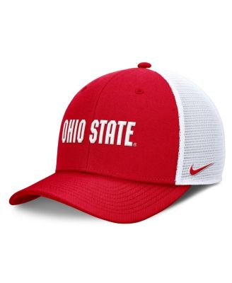 Nike - Men's Scarlet Ohio State Buckeyes Rise Performance Adjustable Trucker Hat