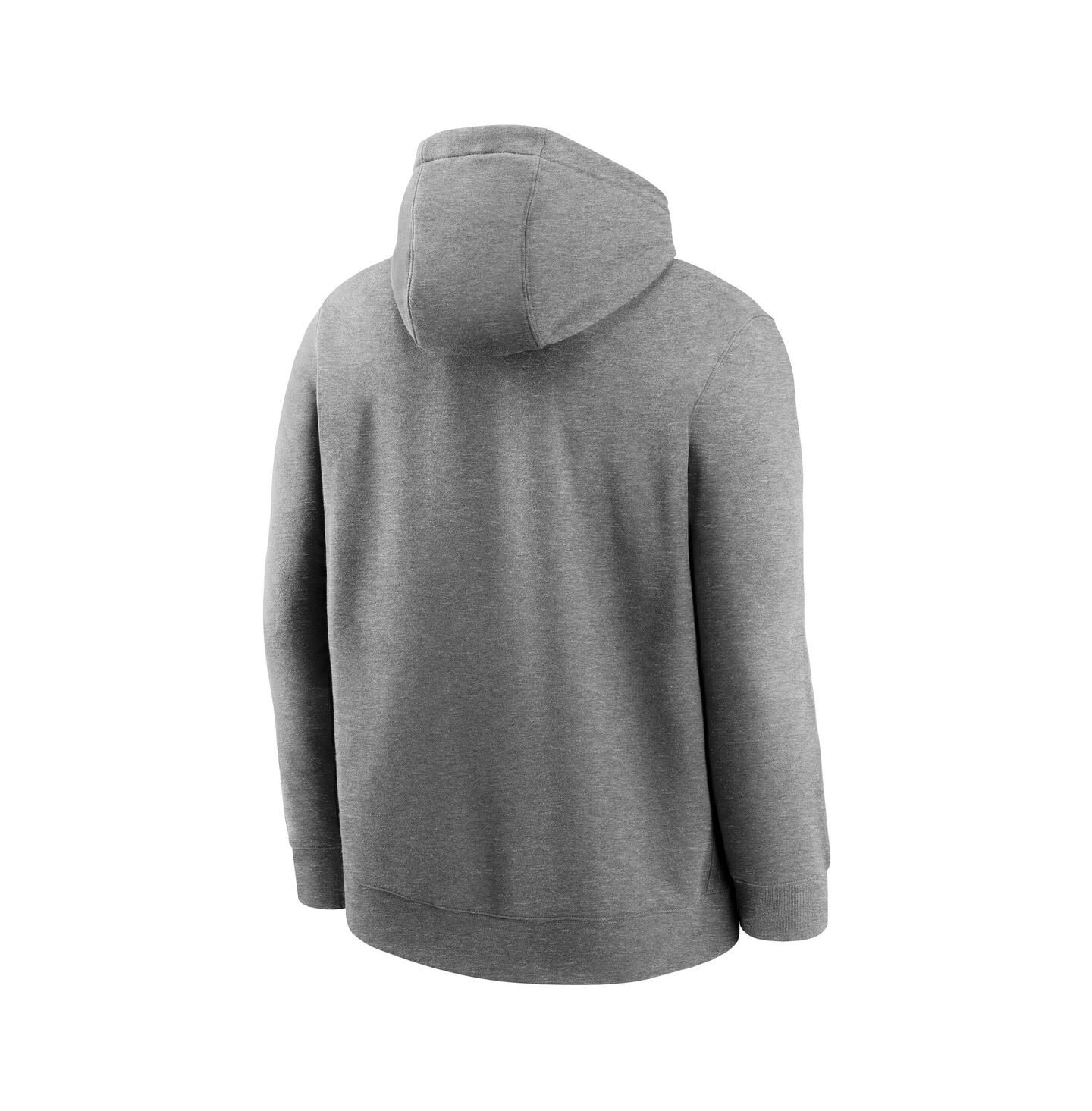 Мужское худи Nike Heather Gray Athletics Cooperstown Collection Logo Club Pullover — фото 3