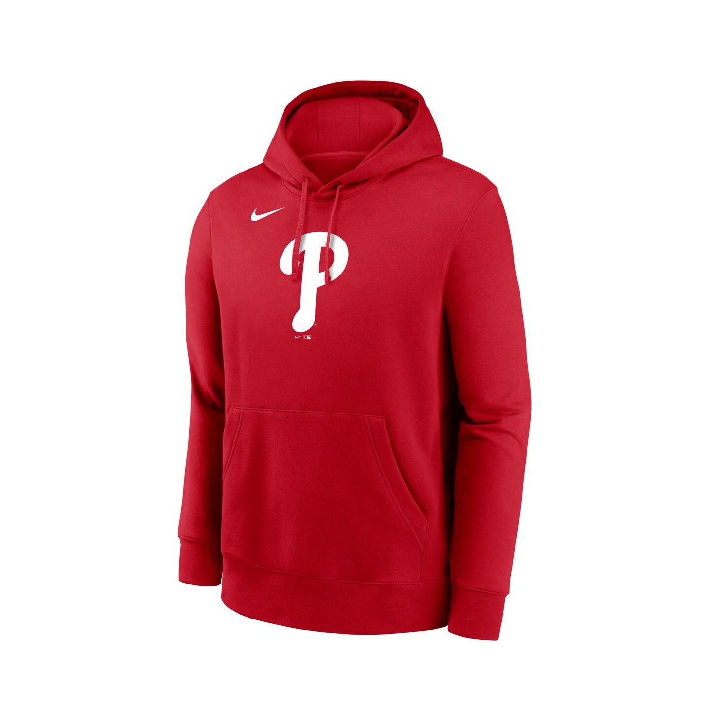 Мужская флисовая худи Nike Philadelphia Phillies Logo Club, Red — фото 2
