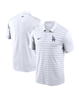 Nike - Men's White Los Angeles Dodgers Authentic Collection Victory Performance Polo