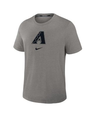 Men's Heather Charcoal Arizona Diamondbacks Authentic Collection Early Work Tri-Blend Performance T-Shirt