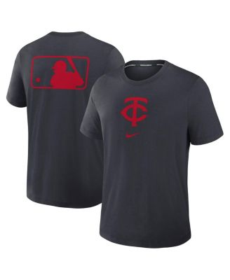 Nike - Men's Navy Minnesota Twins Authentic Collection Early Work Tri-Blend Performance T-Shirt