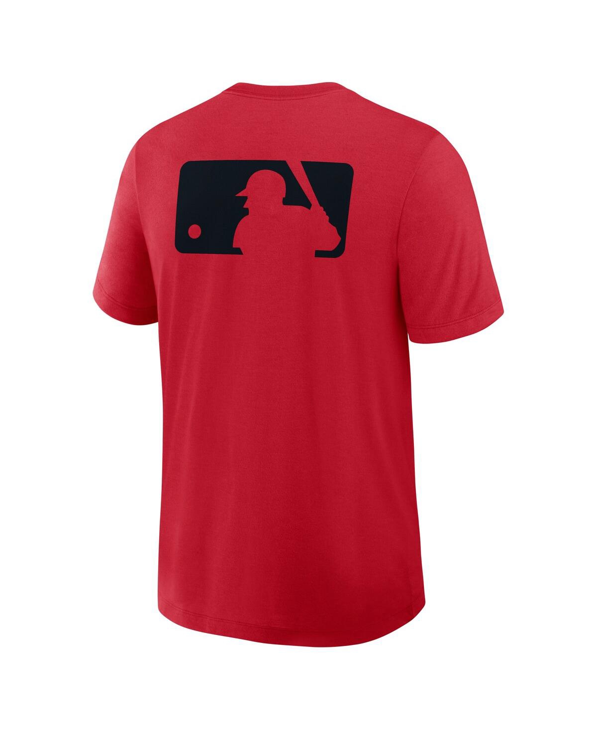 Nike Men's Red Cincinnati Reds Authentic Collection Early Work Tri-Blend Performance T-Shirt