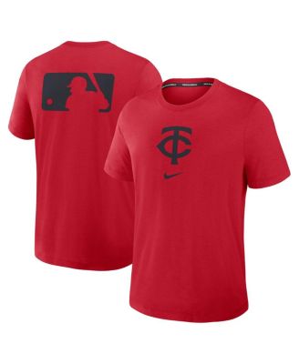 Nike - Men's Red Minnesota Twins Authentic Collection Early Work Tri-Blend Performance T-Shirt