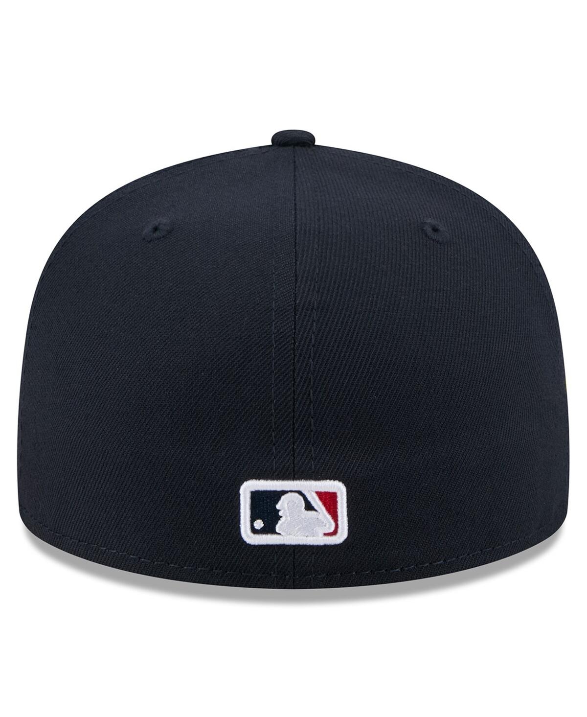 Shop New Era Men's Navy Boston Red Sox 2025 Jackie Robinson Day 59fifty Fitted Hat
