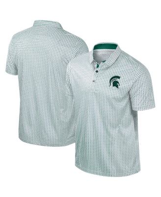 Colosseum - Men's Green Michigan State Spartans Big Tall Marty Rival Polo