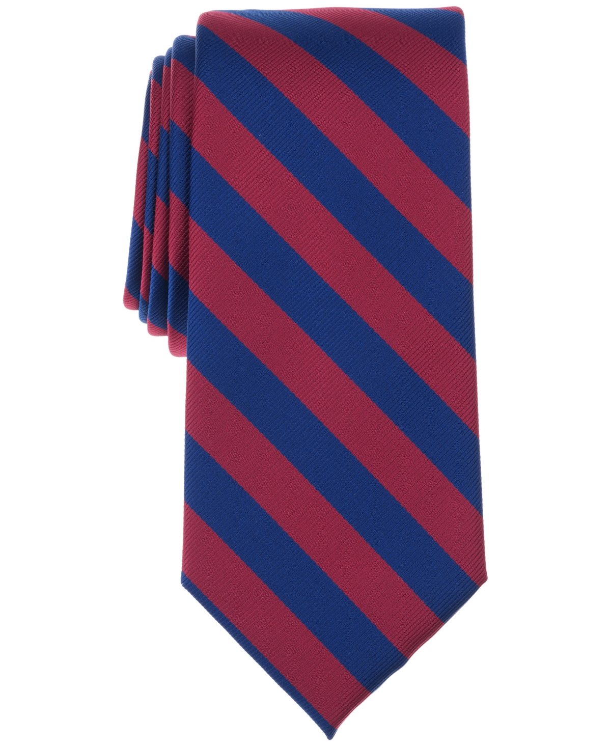 Men's Drew Stripe Tie, Exclusively at Macy's - Cadet
