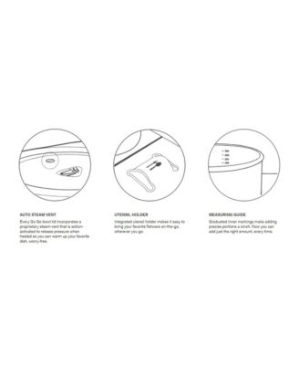 Go Go Silicone Bowl and Sandwich Container Set of 4 (10oz, 20oz, 30oz)