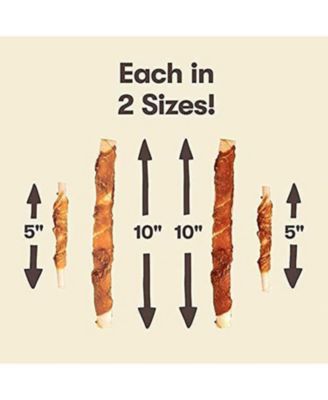 Chicken Hide Twists 6pk - 10in