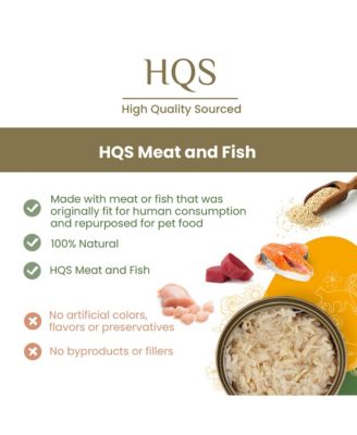 HQS Pate' Cat 24pk (2.47oz): Tuna Recipe W/ Shrimp In Gravy