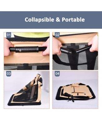 Soft Pet Crate: 36" - Beige