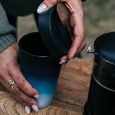 Coffee Tumbler 16oz: 2 pk - Red Speckled