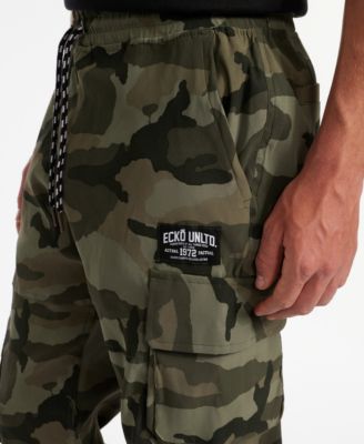 Men's Toggle Pouch Cargo Jogger Pants